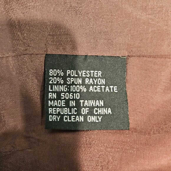 Kasper Olive Green Double-Breasted Blazer Skirt Set Womens 14 career formal - Picture 13 of 16